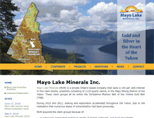 Tablet Screenshot of mayolakeminerals.com